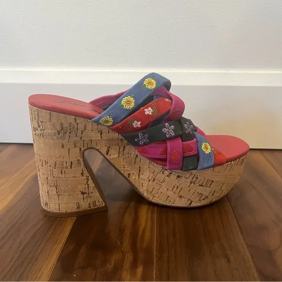 BNIB Free People FP Collection Lisbon Platform Mules - Picture 9 of 14